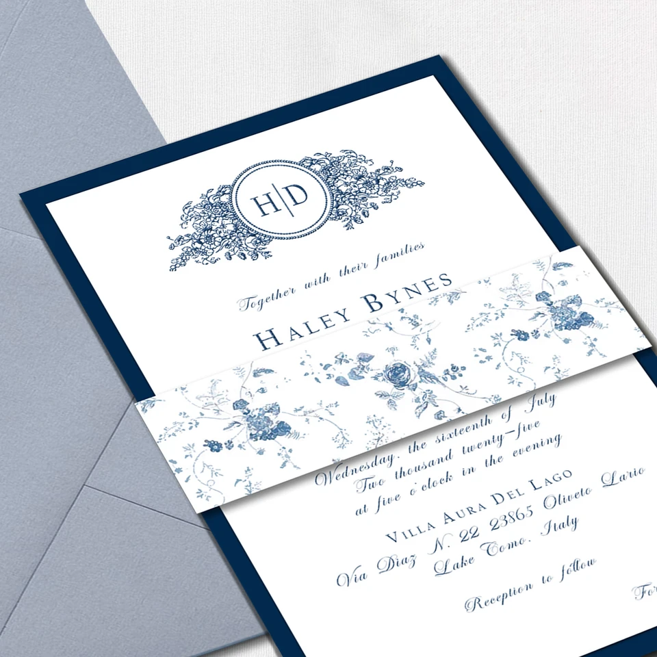 Editorial Wedding Invitations: The Hayley Suite