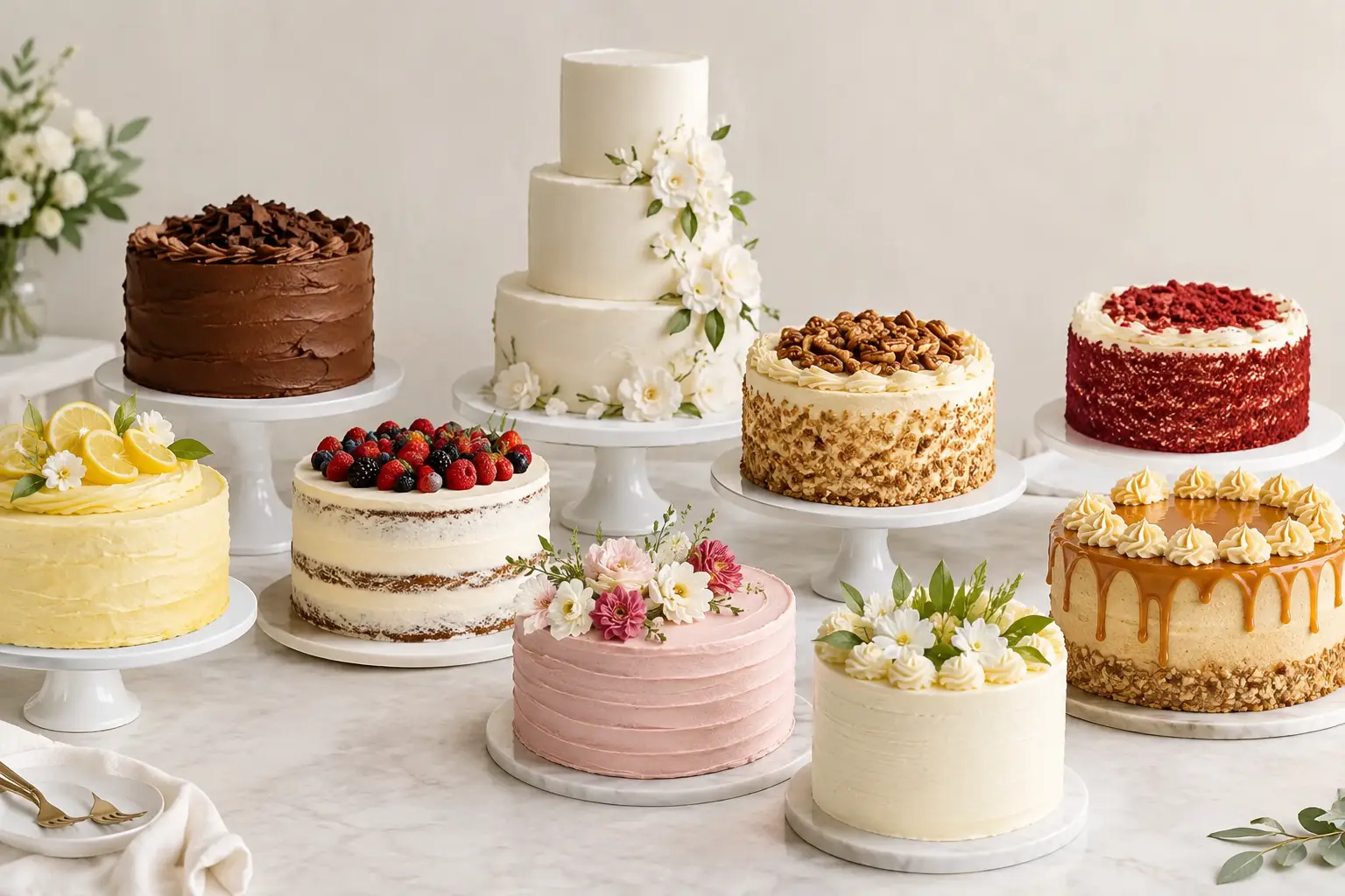 12 Best Wedding Cake Flavours for a Refined Day
