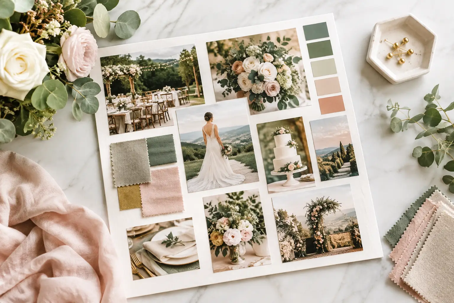 How to Create a Cohesive Wedding Moodboard